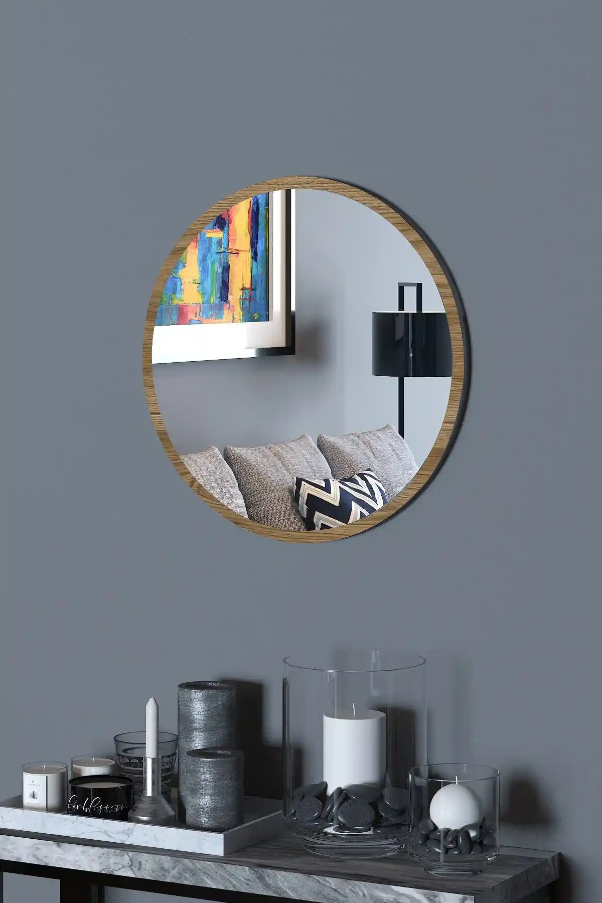 Estetik ve Fonksiyonellik: Miss Aksesuar Wesna Dekoratif Yuvarlak Aynası İnceleniyor