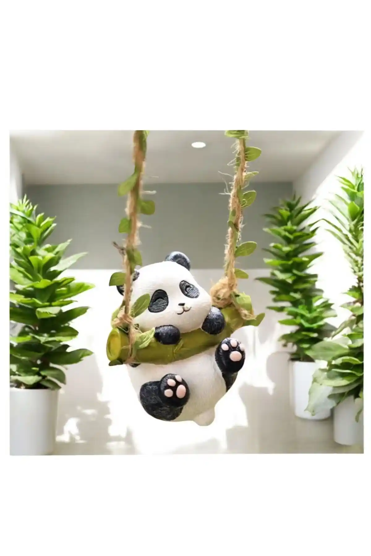 Evdeki Atölyem Sallanan Panda ile Estetik Balkon Dekorasyonu Yaratın