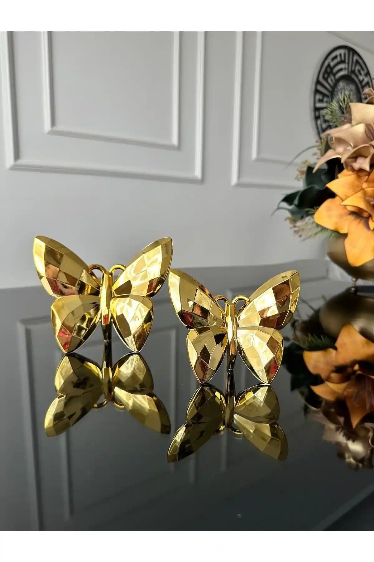 GİLLİ STORE Dekoratif 2 Li Biblo Kelebek Mini Süs: Estetik ve Şıklık