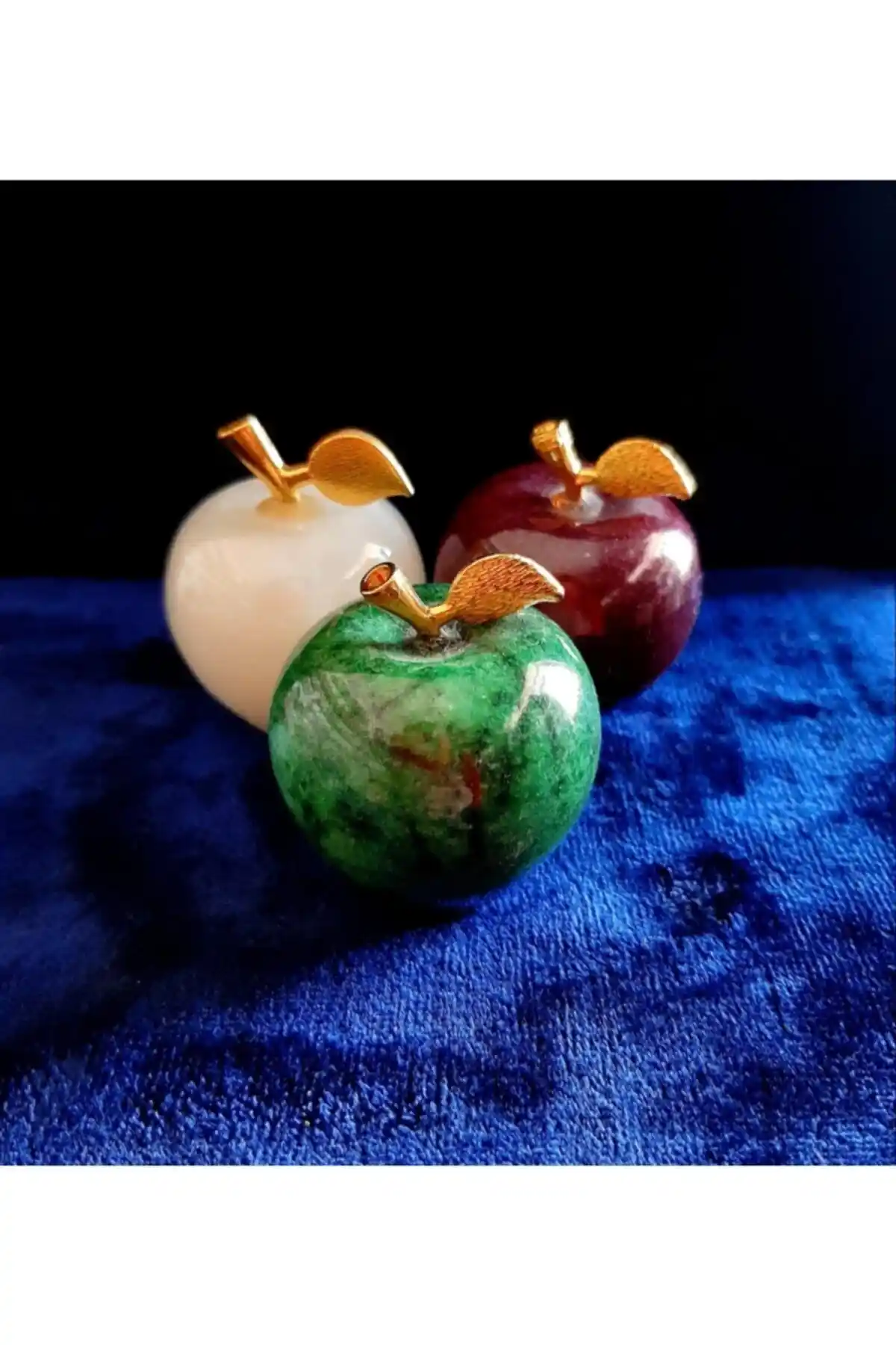 Kapadokya Onyx Doğal Mermer Elma Seti ile Estetik ve Zarafetin Bir Araya Gelmesi