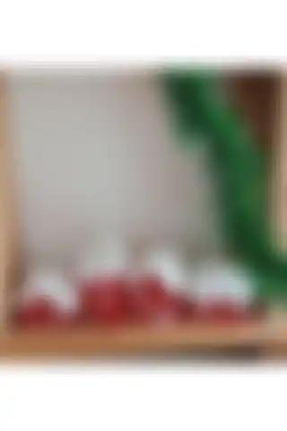 Minik Mucizeler 4'lü Kırmızı Yılbaşı Evleri: Şık Bir Dekorasyon Alternatifi