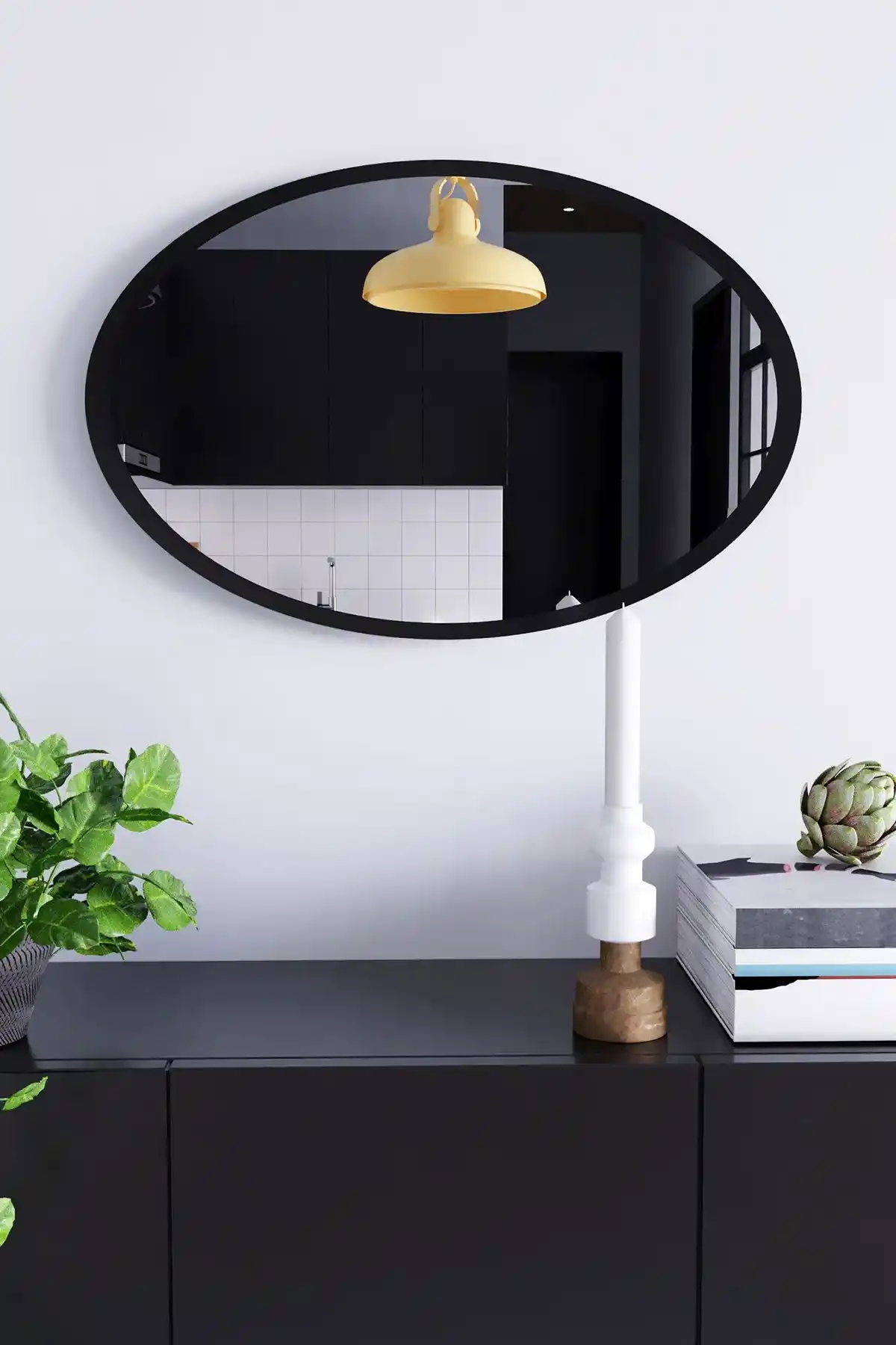 ZTM KONSEPT Oval Ayna: Estetik ve Fonksiyonun Bir Arada Olduğu Modern Tasarım