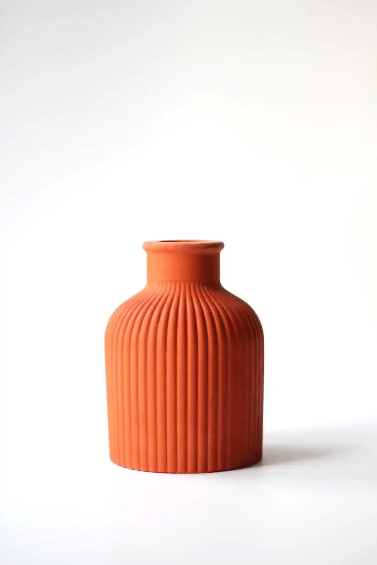 homeartplus Kiremit Rengi İskandinav Dekoratif Beton Biblo: Şıklığı ve Estetiği Yakalayın