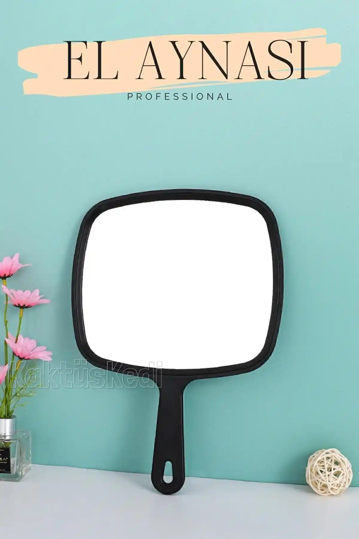 KaktüsKedi Pixy Kare Makyaj ve El Aynası: Pratik ve Şık Bir Seçenek