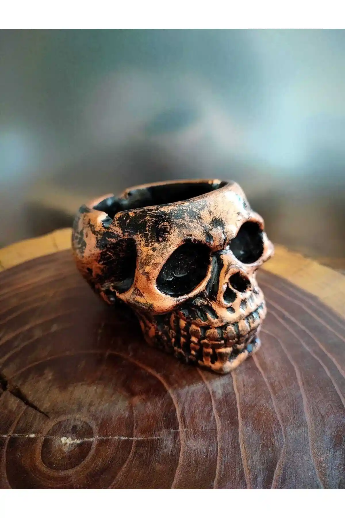 Yörük Tasarım Kuru Kafa Küllük: Modern ve Estetik Dekorasyon İçin İdeal Seçim