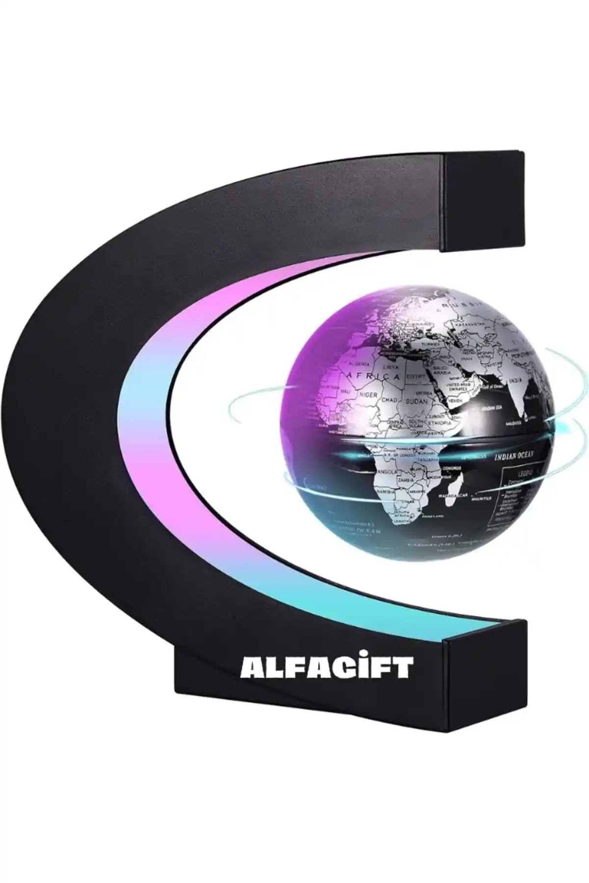 ALFAGİFT Dekoratif Manyetik Sihirli Dünya Küresi: Estetik ve Fonksiyonel Bir Parça