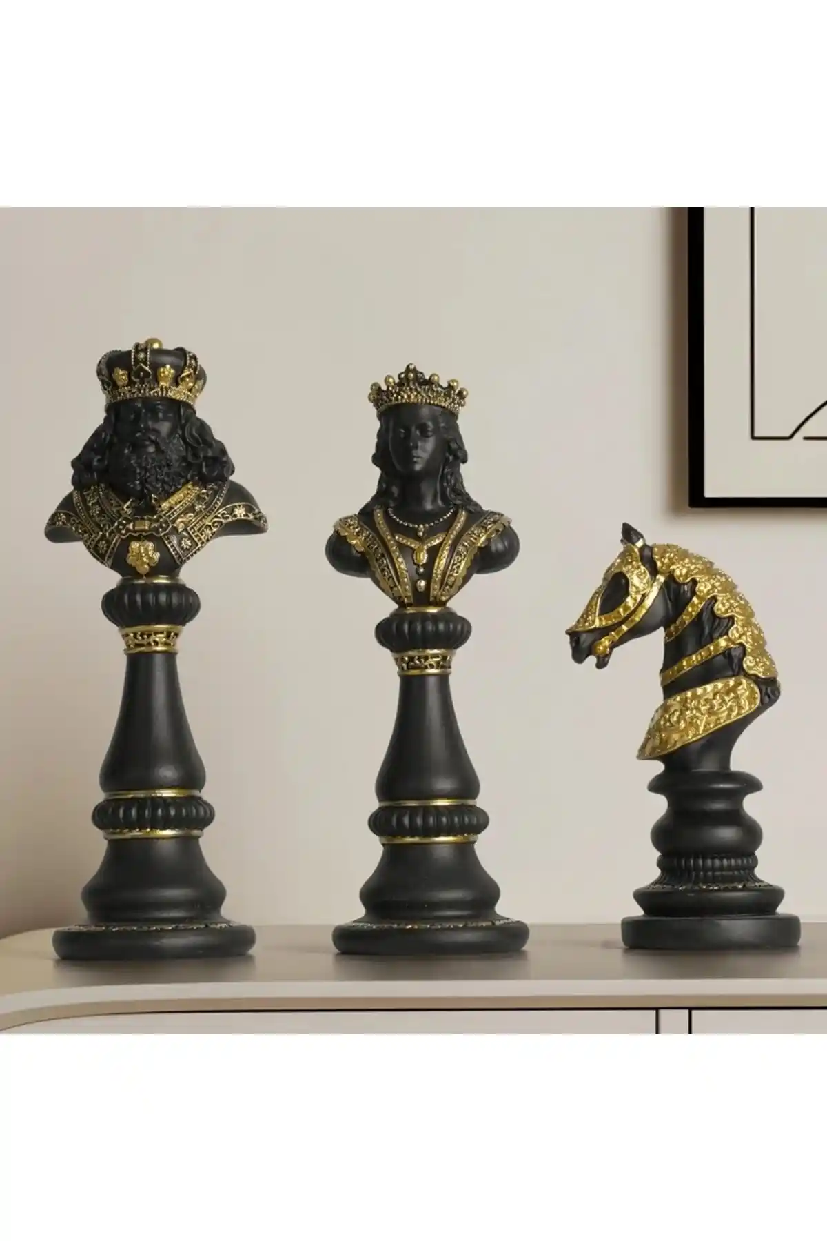 Ard.Art 15.5 cm Şah Vezir At Kral Kraliçe Satranç Biblo İncelemesi