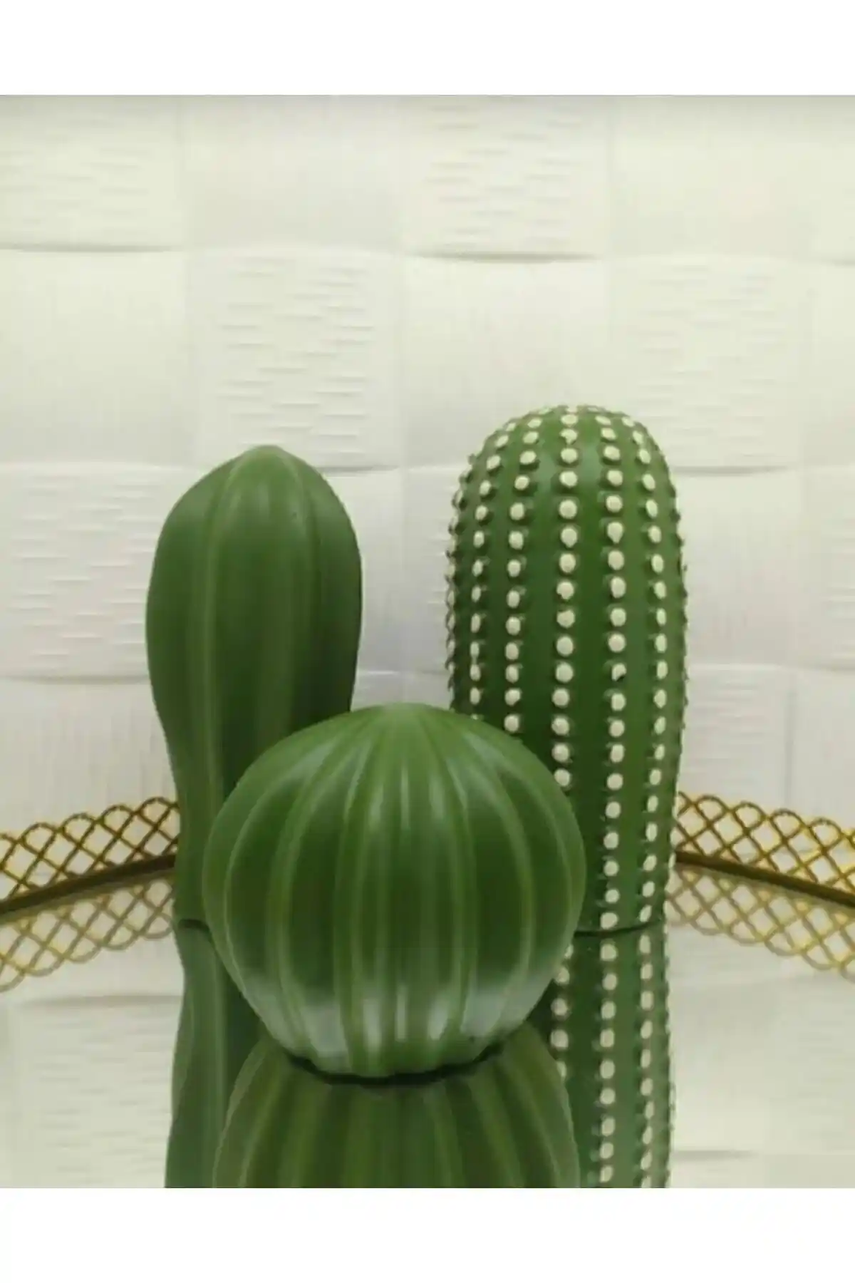 Elvan Hobi 3'lü Dekoratif Kaktüs Seti ile Bahçenizi Güzelleştirin