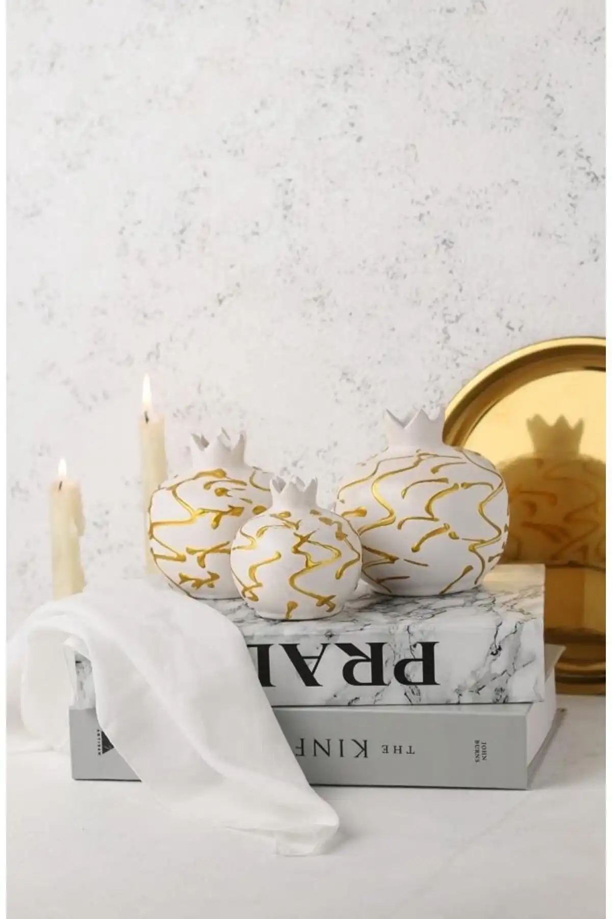 LALEZEN HOME 3'lü Nar Seti ile Modern ve Şık Dekorasyon Fırsatları