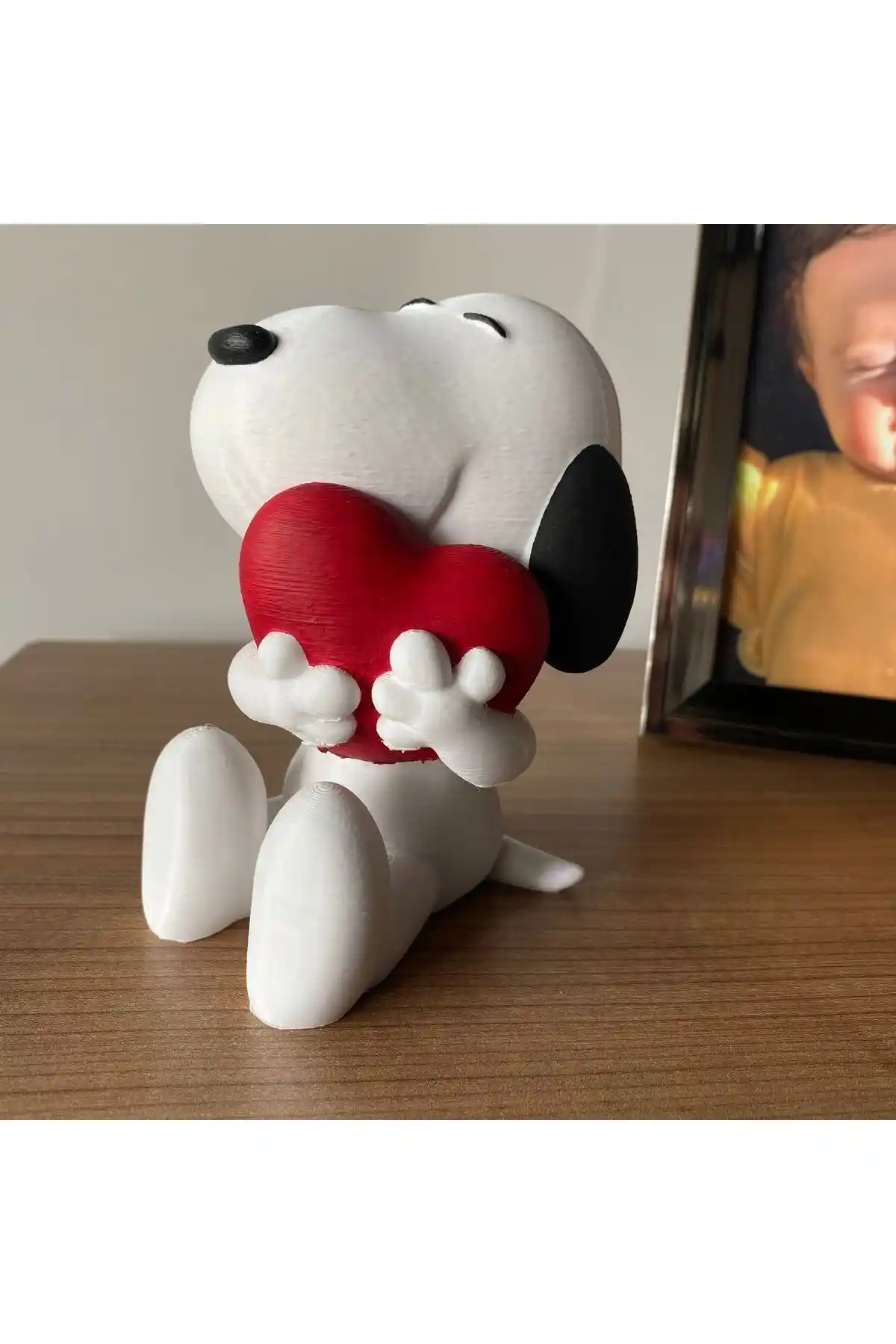 Root Made Sevimli Köpek Snoopy Dekoratif Biblo ile Modern Ev Dekoru