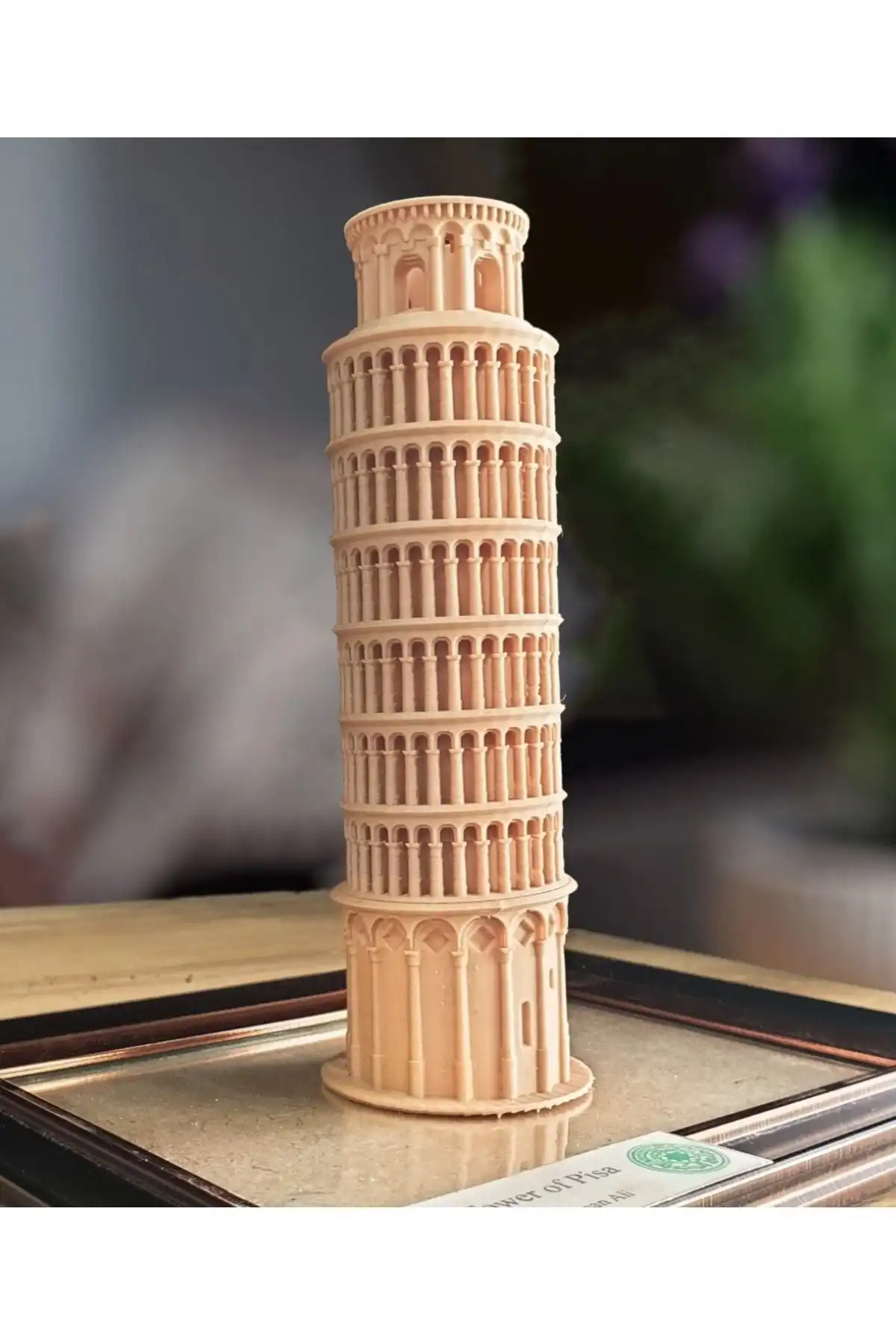 TuransoyCraft Pisa Kulesi Minyatür Biblo ile Modern Dekorasyon Alternatifleri Sunun