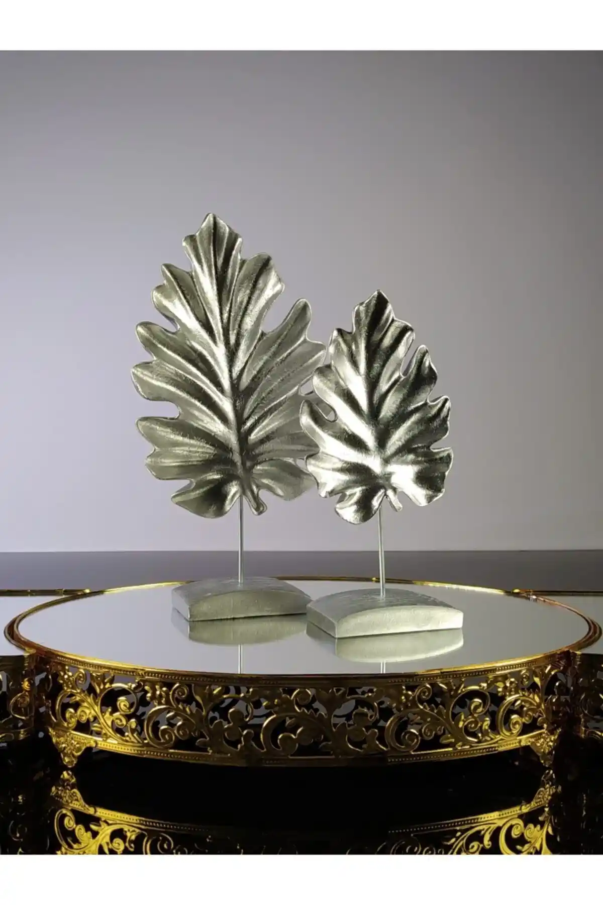 Vip Sanat'ın Estetik Çınar Yaprak Temalı Dekoratif Masa Süsü Seti Özellikleri