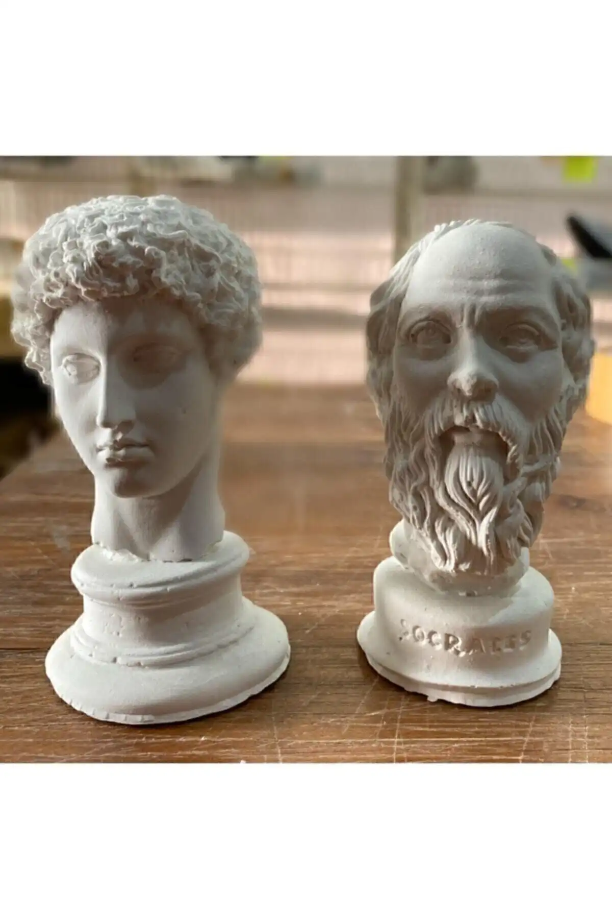 Elver Atolye'nin Hermes ve Socrates Beyaz Heykel Büst Seti İncelemesi