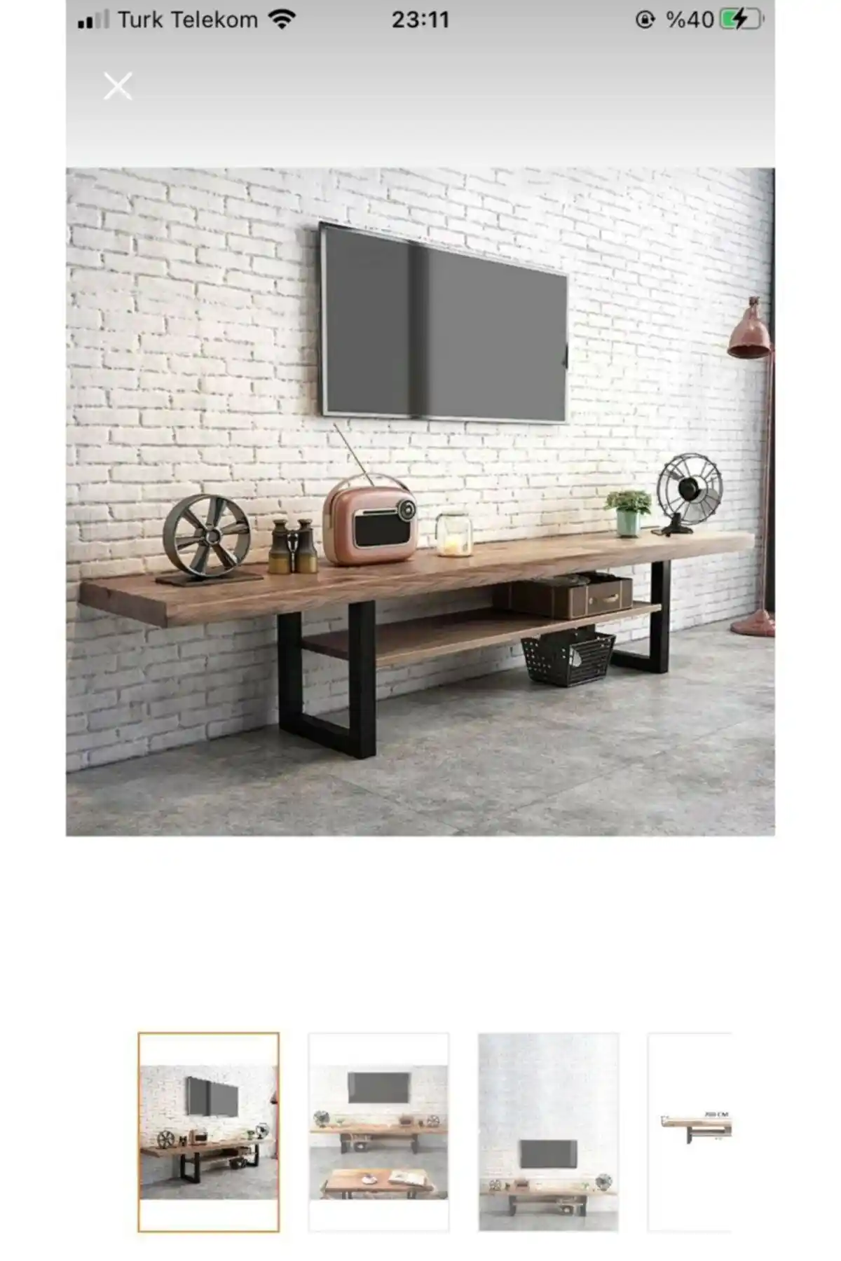 PNFDESİGNA Ahşap TV Ünitesi: Modern ve Estetik Çözümler İçin İdeal Seçenek