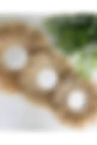 WoodDa Dekoratif Aynalı Rafya Duvar Süsü Seti ile Modern ve Doğal Tasarım