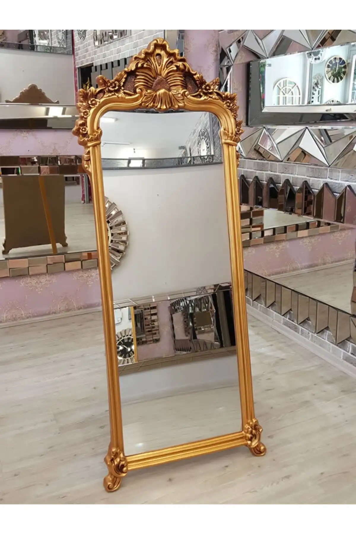 AYNA DENİZİ Vintage Madam Model Altın Renk Dekoratif Ayaklı Boy Aynası İncelemesi