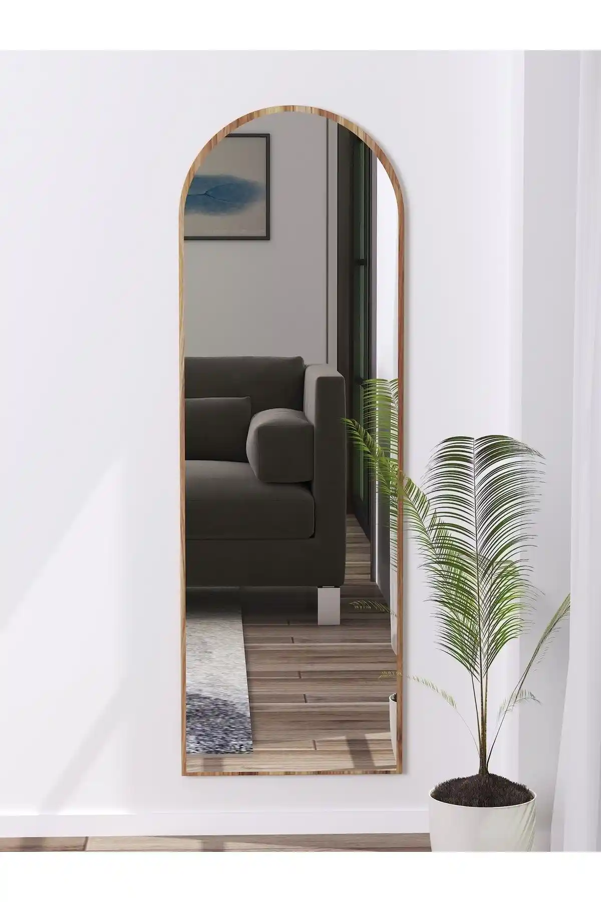 Nysamo Ceviz Duvar Aynası: Estetik ve Fonksiyonelliğin Mükemmel Birleşimi