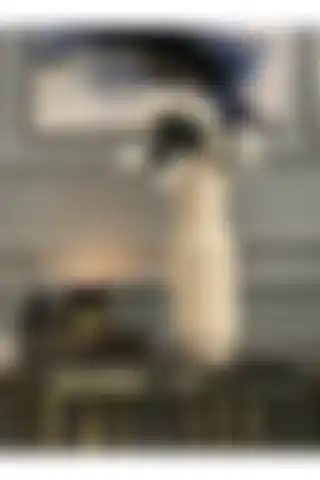 AstreHome El Yapımı Uzun Bej Renk Seramik Dekoratif Vazo - 40 Cm