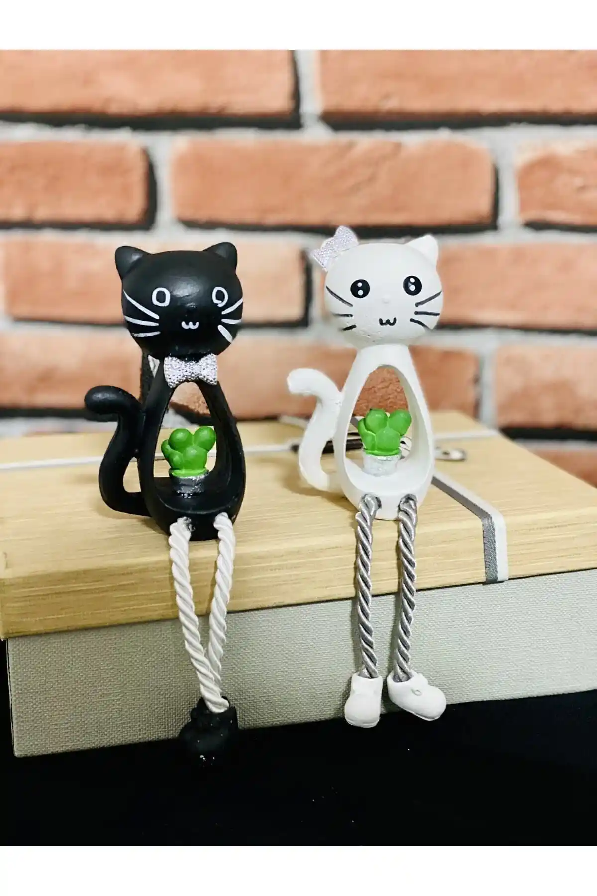 BKOTANTİKHEDİYE Kedi Biblo Seti: Şıklık ve İşlevselliği Bir Araya Getiriyor