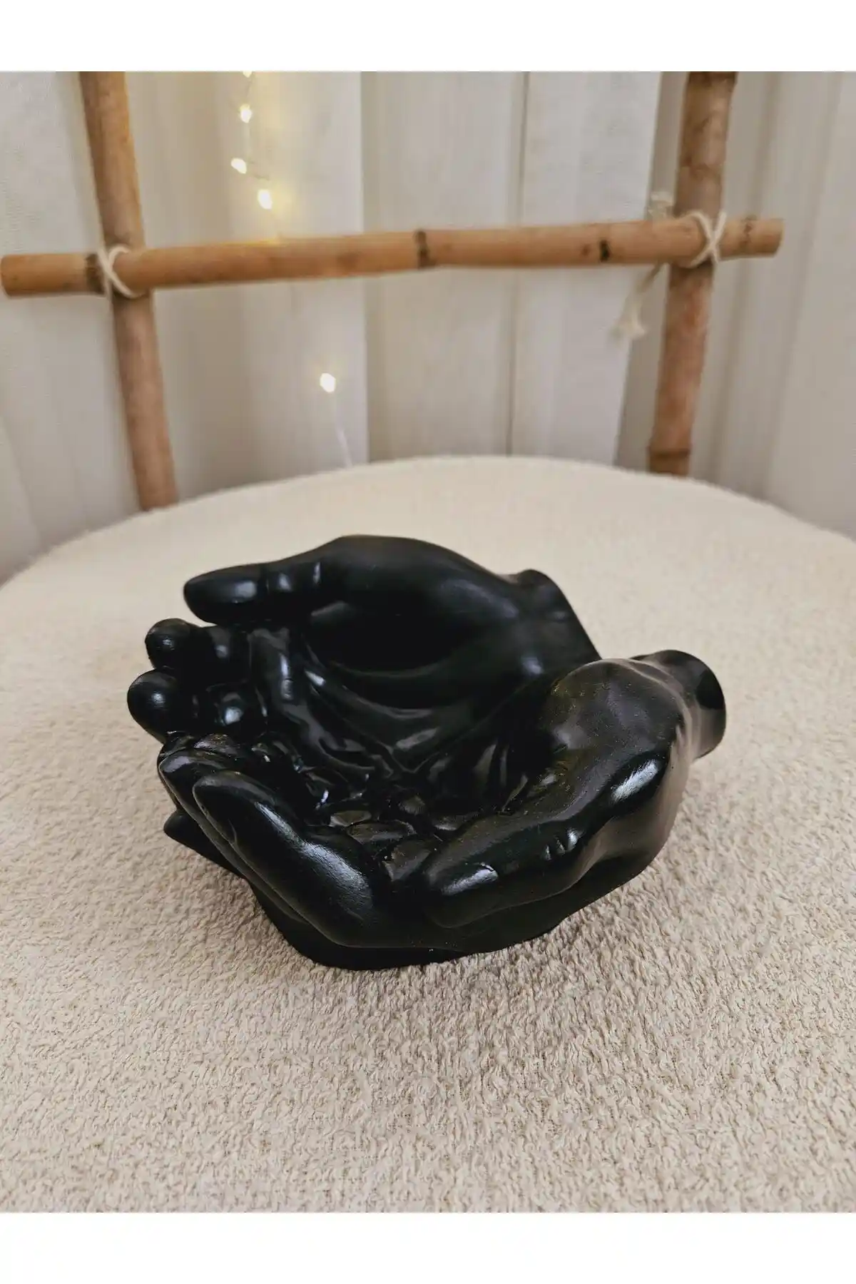 DNZ DEKOR: Şık ve Fonksiyonel Siyah Anahtarlık, Taki Tabağı ve Sabunluk Seti