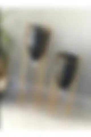 Tasarım Evi 2'li Krom Kaplı Dekoratif Vazo: Modern Tasarım ve Estetik