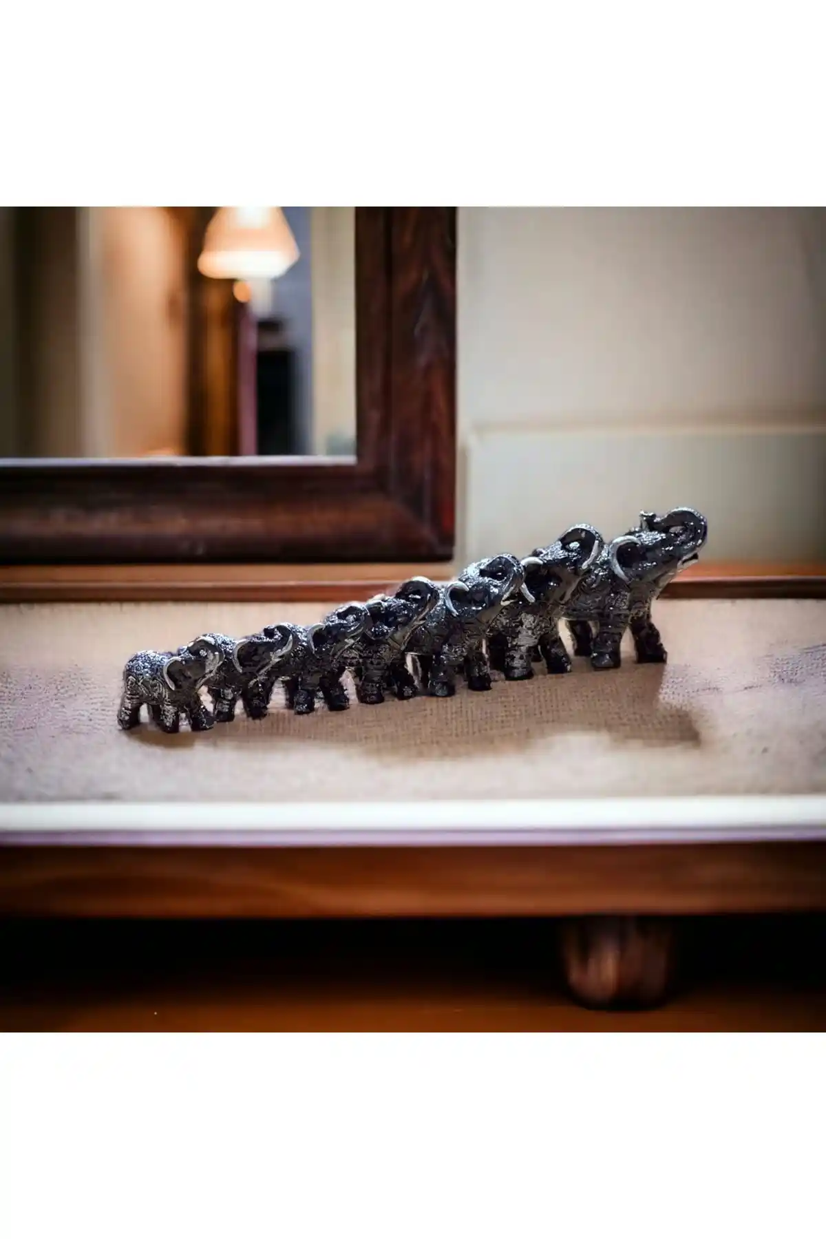 TaşdevriLife 7'li Fil Biblo Seti: Modern Tasarımıyla Şık ve Dayanıklı Dekorasyon