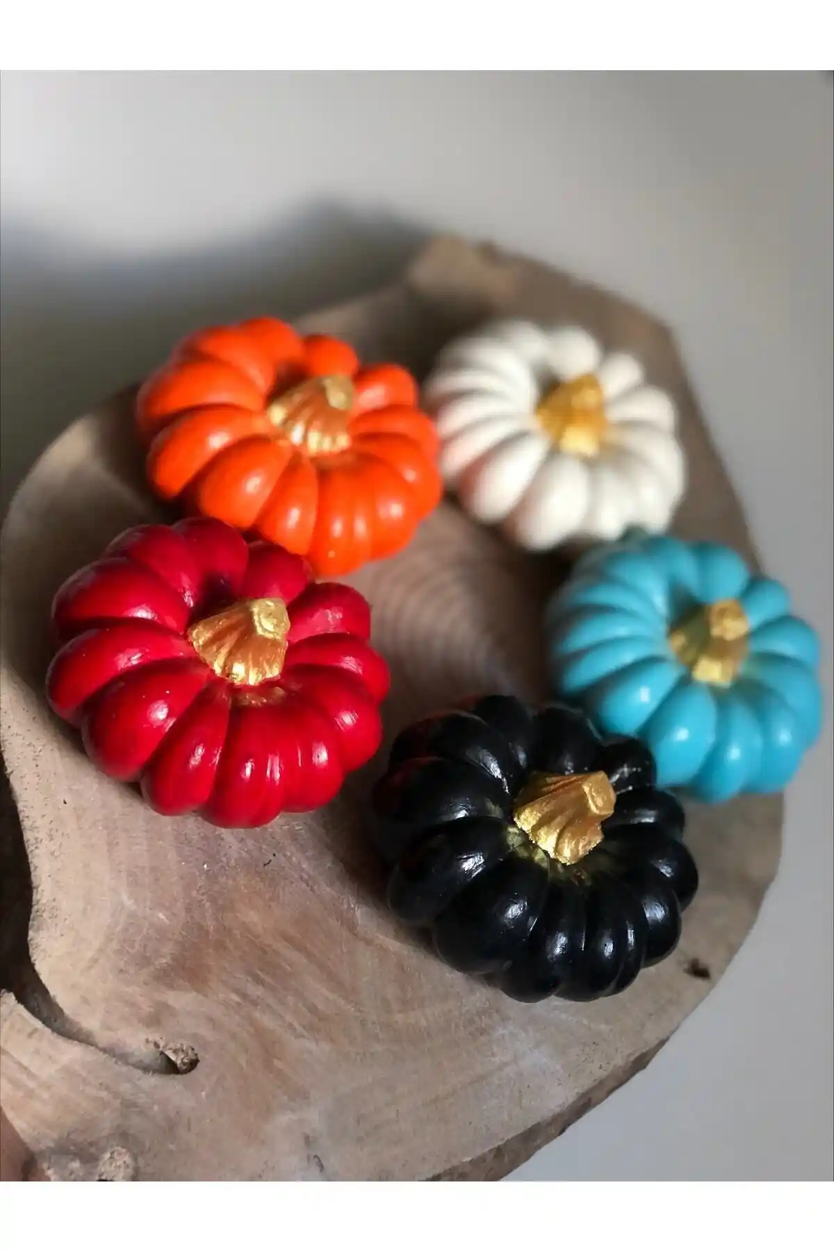 Bautinq Store Balkabağı Dekor 5'li Kombin Seti ile Estetik ve Çok Yönlü Dekorasyon