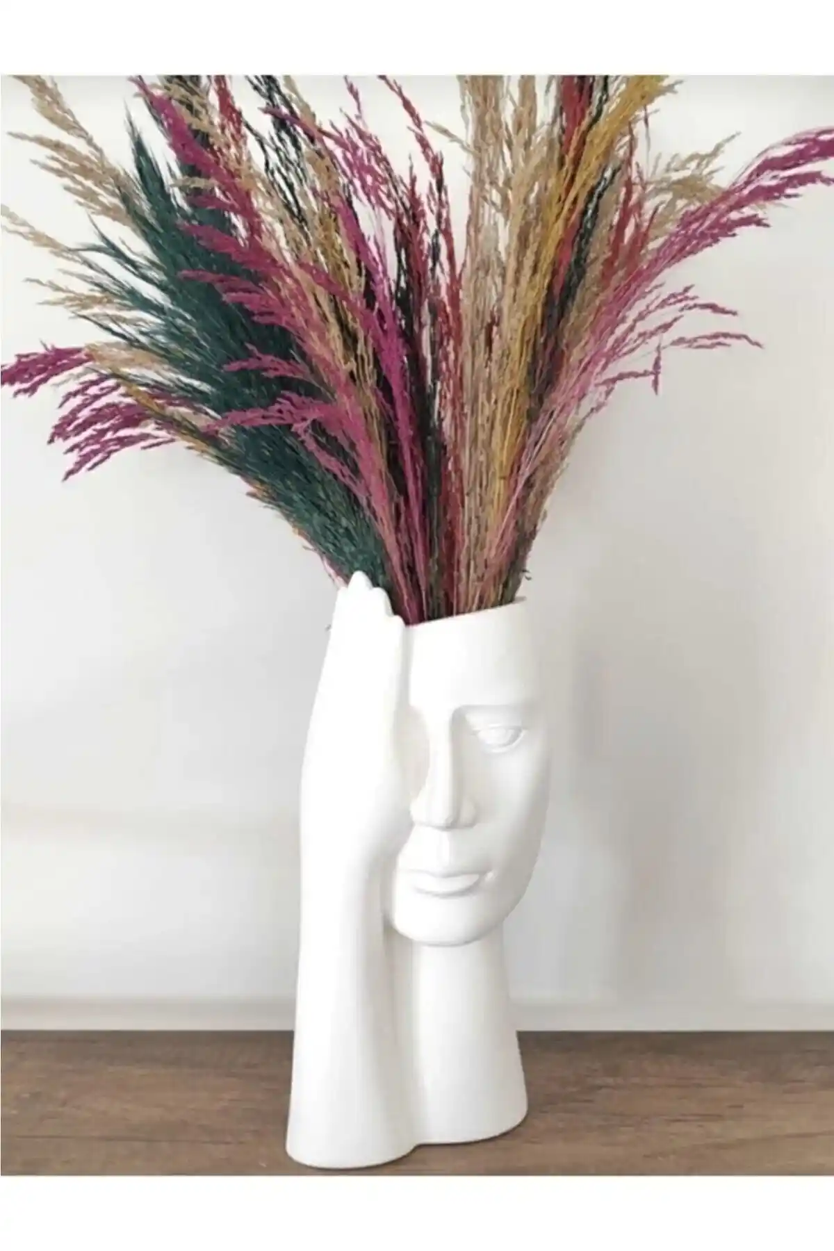 Elvanhobi 26 cm Büyük Boy Beton Vazo ile Evinizi Süsleyin ve Şıklık Katın