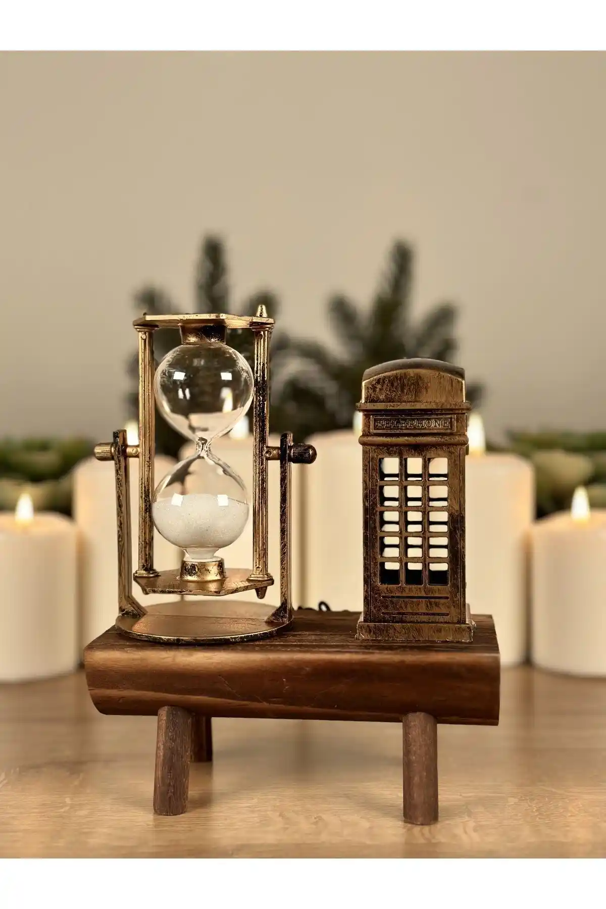 Adel Hediyelik Kum Saatli Masa Şık Üstü Biblo Ofis için Zarif Bir Hediye Seçeneği