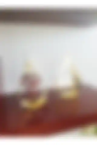 Genel Markalar Hediyelik Ayaklı Allah Muhammed Damla Lafzı Ayna ve Pleksi Biblo