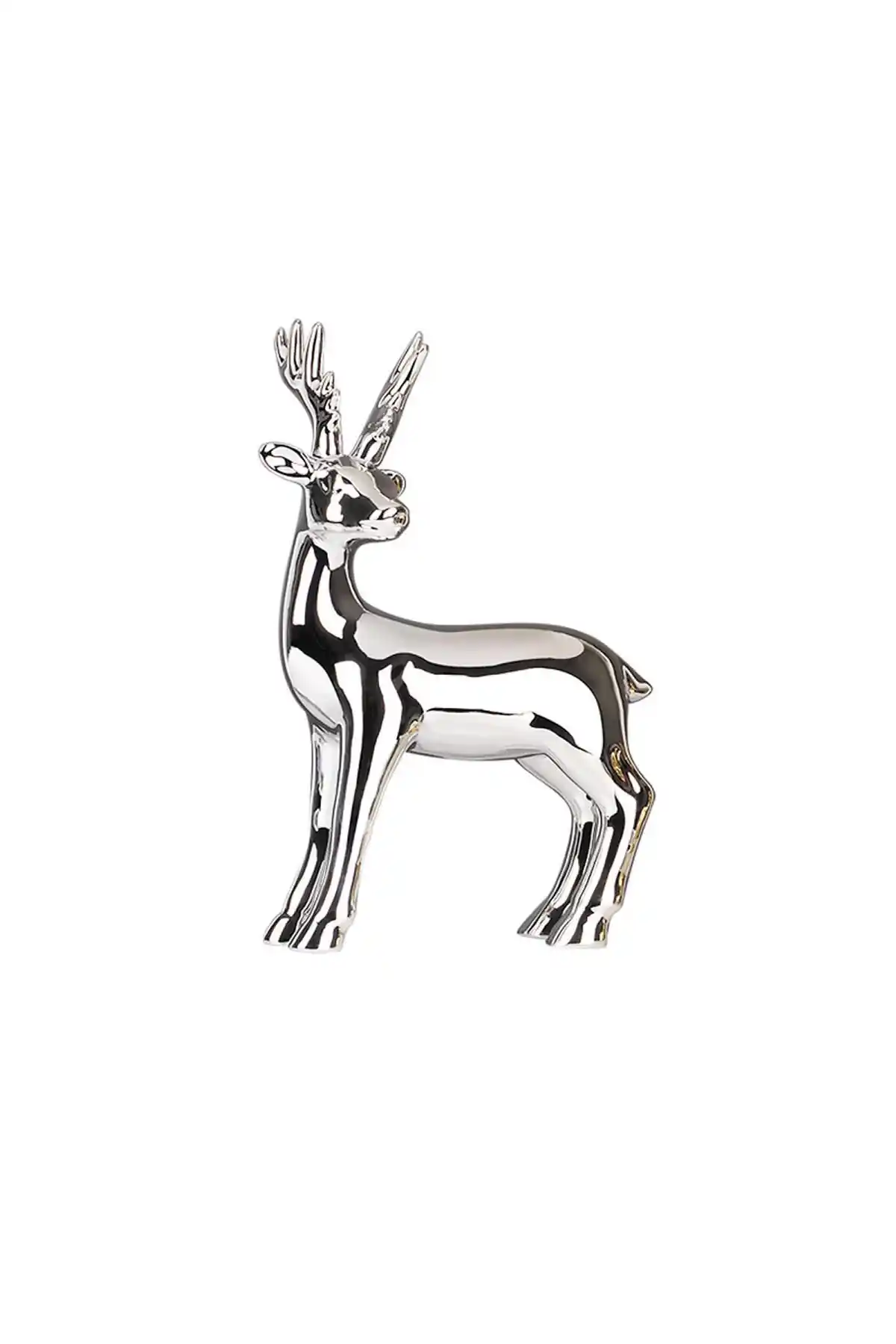 Miniminti Gümüş Geyik Biblo: Klasik ve Şık Bir Dekoratif Ürün Seçeneği