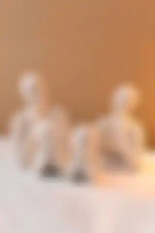 Modern ve Minimalist 4 Kişilik Beton Heykel Obje Biblo ile Ev Dekorasyonu