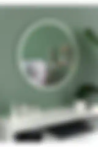 Nysamo 58 cm Beyaz Dekoratif Yuvarlak Ayna ile Mekanınıza Şıklık Katın