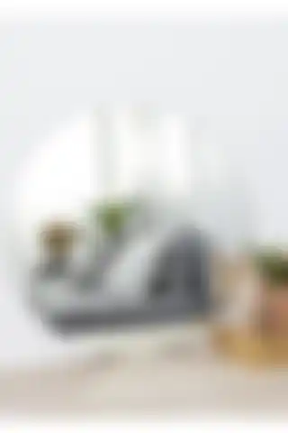 UKAA DESİNG 30 Cm Çap Çerçevesiz Yuvarlak Ayna ile Modern Mekanlar Yaratın