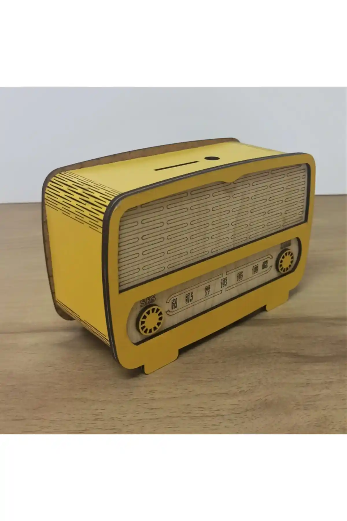 Genel Markalar Rustik Ahşap Radyo Kumbara: Şık ve Fonksiyonel Ev Aksesuarı