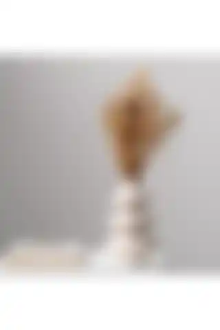Havalı Tasarım Iskandinav Beyaz Minimal Vazo Twist ile Modern Dekorasyon