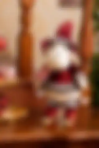 Karaca Home Yılbaşı Velvet Skier Reindeer: Geleneksel ve Şık Bir Dokunuş