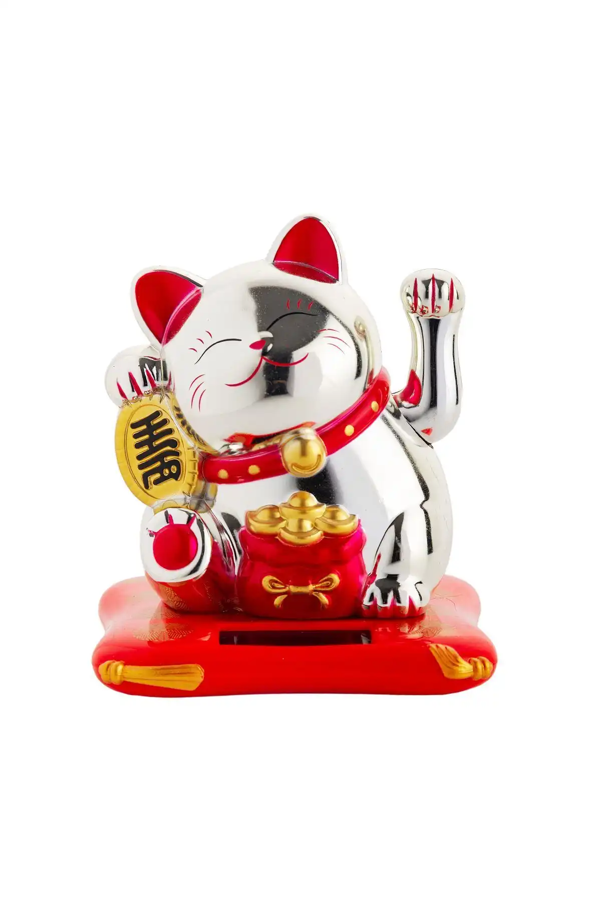 Lucky Cat: Şans Kedisi Güneş Enerjili Sallanan Pati ile Ev ve Ofislere Neşe Katın