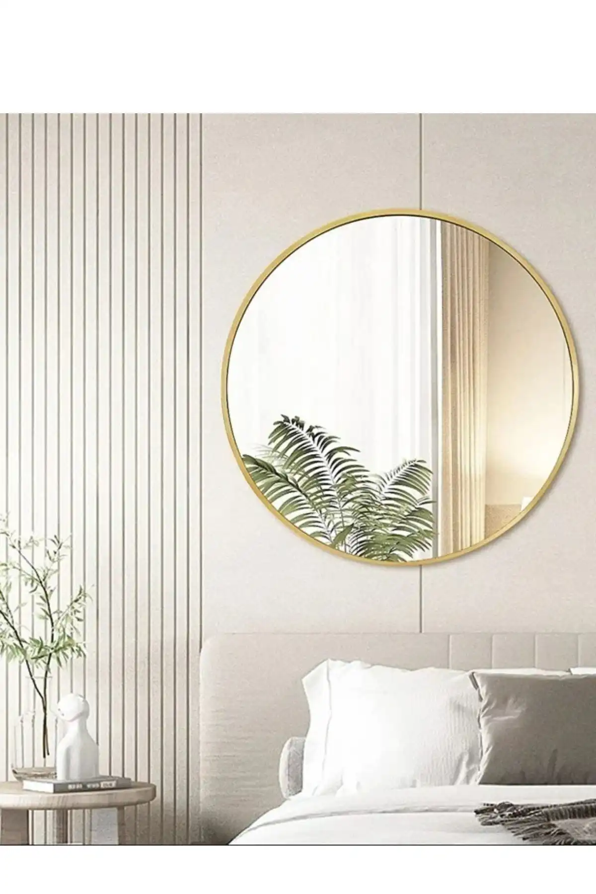 Tino Furniture Afrodit Gold Metal Dekoratif Yuvarlak Aynası İncelemesi: Şıklığın Adresi